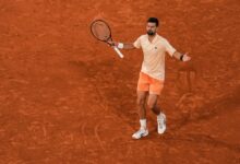 Djokovic shakes off nerves with celebratory dancing win