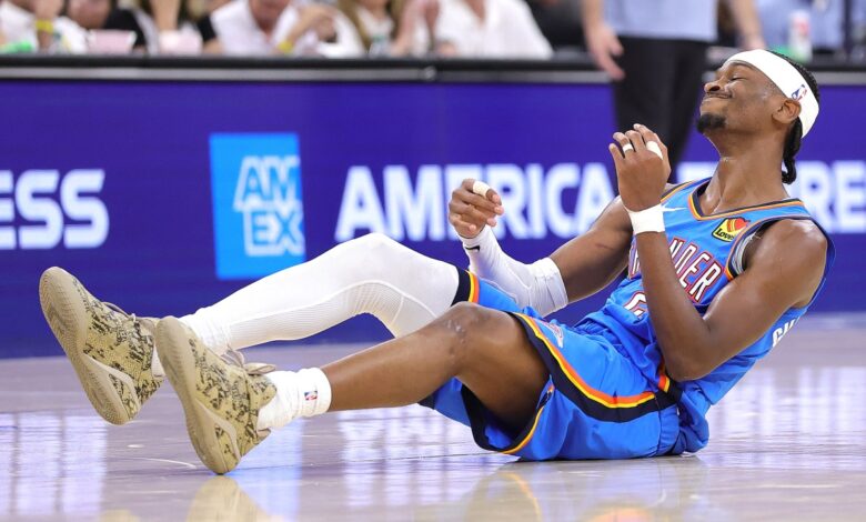 Thunder’s SGA stumbles as flop rage spills over