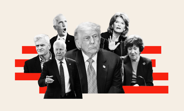 Trump’s Senate majority teeters as GOP mutiny spreads Trump’s Senate majority teeters as GOP mutiny spreads
