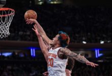 1 player lands on Knicks' injury report for Game 1 vs. 76ers