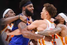 Knicks’ Mitchell Robinson and Dyson Daniels IG jab