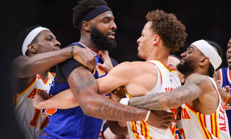 Knicks’ Mitchell Robinson and Dyson Daniels IG jab