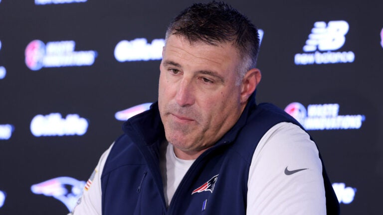 Inside the NBA put Mike Vrabel and Dianna Russini on graphic poking fun at Celtics' exit