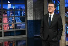 Colbert says farewell as McCartney returns to the Late Show