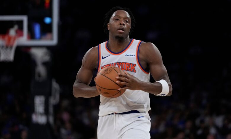 Knicks’ key problem: OG Anunoby leaves Game 2 with leg injury