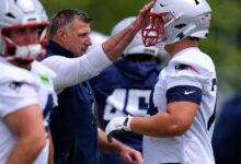 Patriots’ Vrabel returns to field after offseason focus