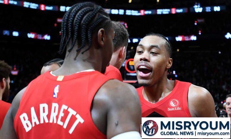 Scottie Barnes reveals Barrett’s “I got you” before OT winner Scottie Barnes reveals Barrett’s “I got you” before OT winner