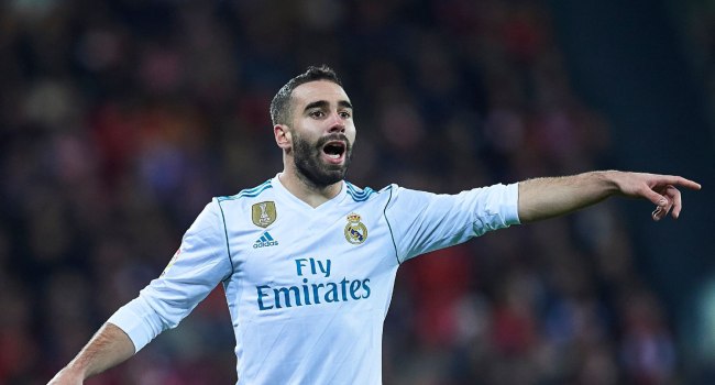 Real Madrid Defender Dani Carvajal Out With Toe Fracture
