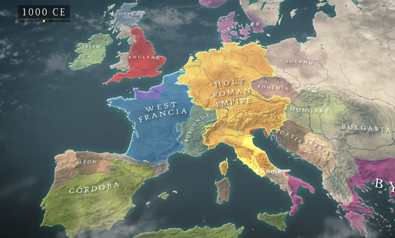 1,000 Years of Medieval European History in 20 Minutes
