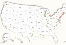 Zillow map shows which cities are finally winning