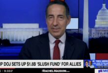 Raskin Warns Trump’s .8B Fund Fuels Private Militia