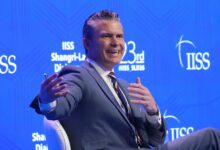 Hegseth eases China rhetoric at Shangri-La