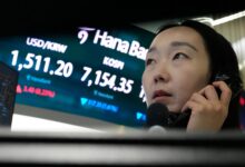 Wall Street eyes gains as oil drops, yields ease
