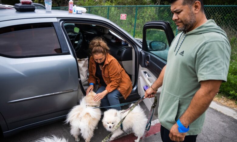 Some Garden Grove residents return as tank cools Some Garden Grove residents return as tank cools