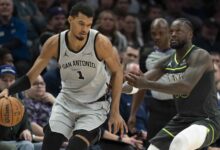 Why Timberwolves' Julius Randle also deserves flowers for shutting down Victor Wembanyama in Game 1