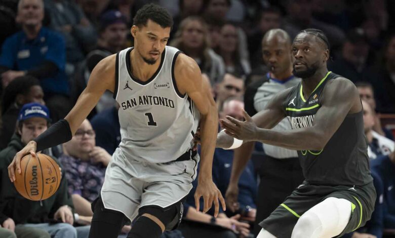 Why Timberwolves' Julius Randle also deserves flowers for shutting down Victor Wembanyama in Game 1