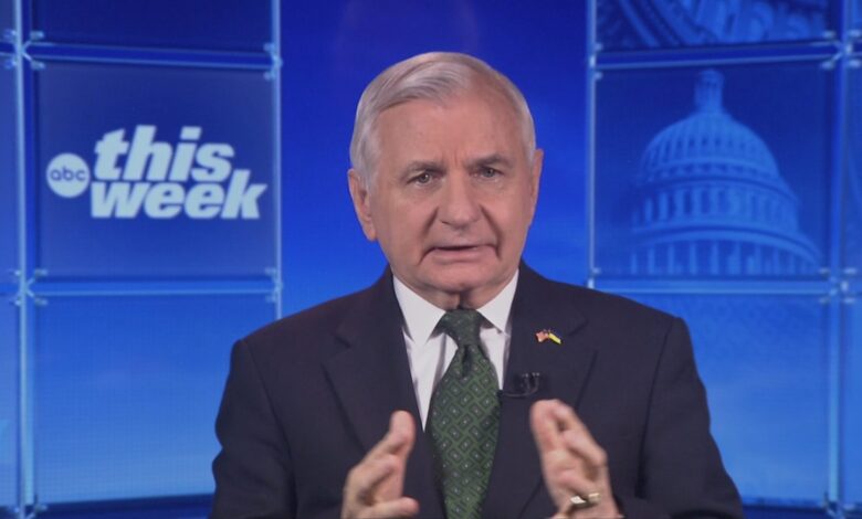 Sen. Reed Warns Trump Lacks Plan on Iran