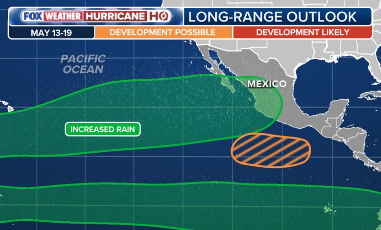 Warm waters and potential Super El Niño could 'supercharge' start to Eastern Pacific hurricane season