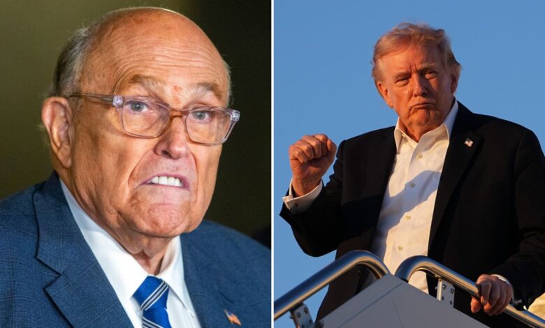 Trump Blames ‘Radical Left Lunatics’ for Sending Rudy Giuliani to the Hospital in Scathing Attack
