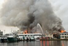 ‘It’s all erased’: Elected officials tour USF St. Petersburg Marine Science Lab fire site