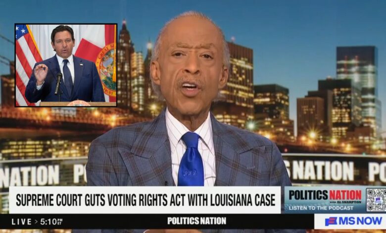 Al Sharpton Slams Ron DeSantis for 'Offensive Accent'