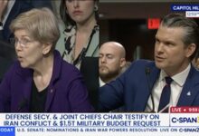 Warren Presses Hegseth on Insider Trading