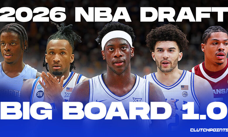 2026 NBA Draft Big Board 1.0: Where top 100 rank before lottery selection
