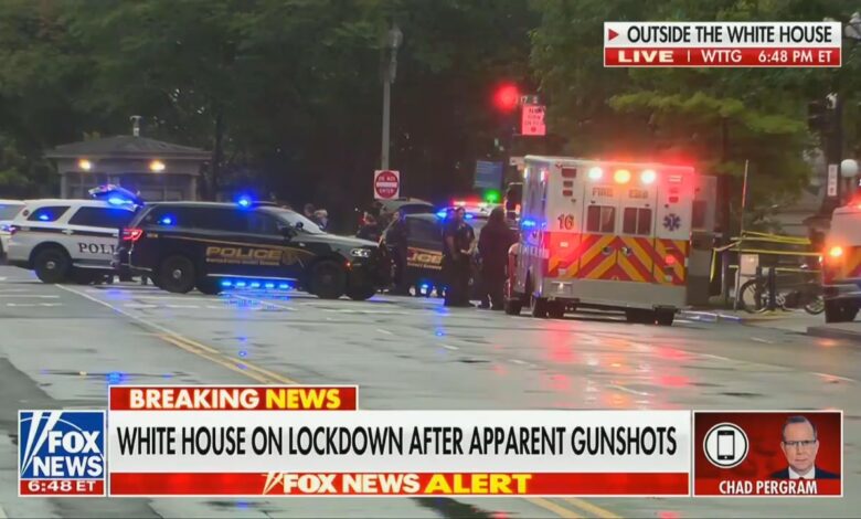 Three Shots at White House Trigger Lockdown, Gunman Down Three Shots at White House Trigger Lockdown, Gunman Down
