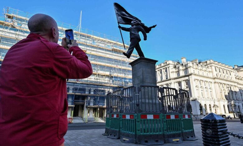 Banksy et la résurgence du nationalisme à Londres : sa nouvelle statue