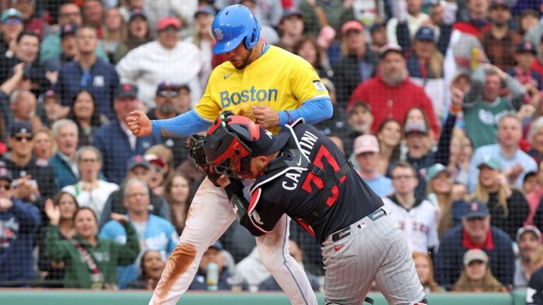 Twins beat Red Sox 4-2 after fourth-inning collision Twins beat Red Sox 4-2 after fourth-inning collision