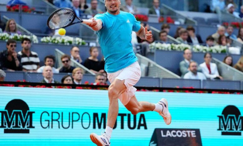 Alexander Zverev: Machtdemonstration gegen Cobolli in Madrid