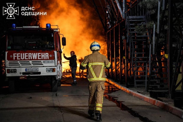 Ukraine Strikes Russian Oil Infrastructure, Hitting Baltic Port
