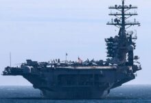 Two US destroyers face 'sustained' Iranian attack in Strait of Hormuz