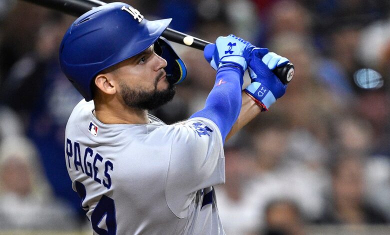 Pages turns Dodgers spotlight into late-season momentum Pages turns Dodgers spotlight into late-season momentum