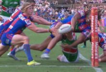 Rivals clash in fiery post-match scuffle after Knights win