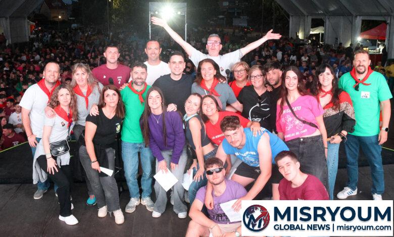 Cabanillas arranca sus Fiestas de Mayo con miles de peñistas en la calle