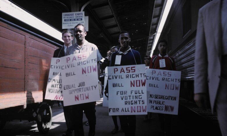 Civil rights leaders rally as voting fights intensify