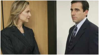 Melora Hardin reveals 90% improvised “The Office” scene