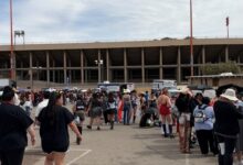 Hours-long lines and late exits prompt BTS fans to arrive early for Sun Bowl night two