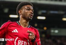 Michael Carrick defends Amad Diallo as form debate grows
