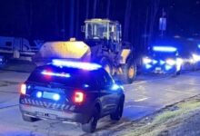 Erratic driver in front-end loader leads police on 10- to 15-mph chase through Mass. town