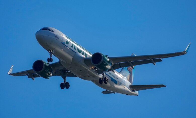 Frontier jet incident in Denver airport after runway strike