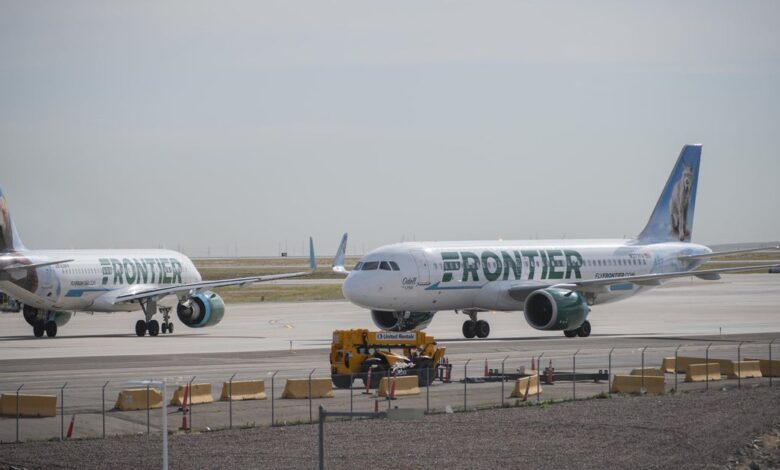 Pedestrian Struck as Frontier Plane Took Off in Denver
