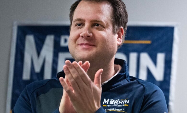 Republican Derek Merrin projected to win Ohio's 9th District primary, will face Democratic Rep. Marcy Kaptur in November