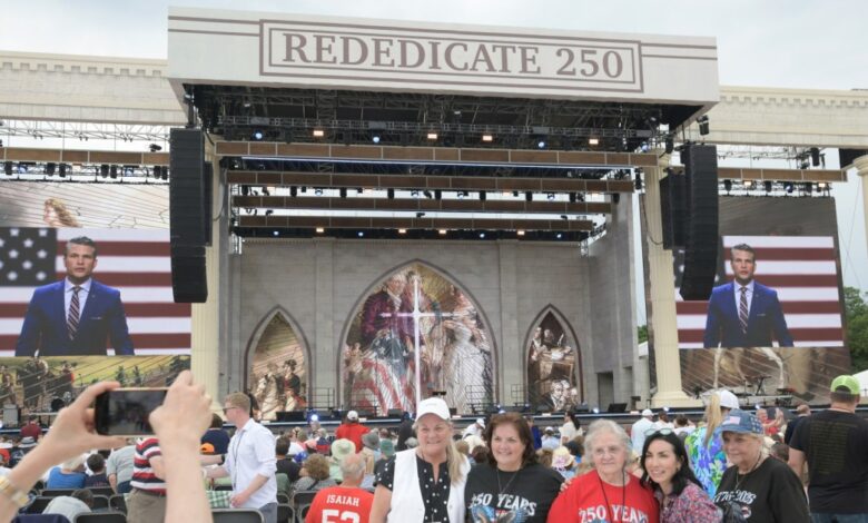 Trump’s 250th prayer event stokes church-state clash