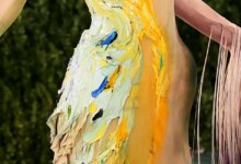 The artist behind Emma Chamberlain’s Met Gala gown on why it took 40 hours to paint