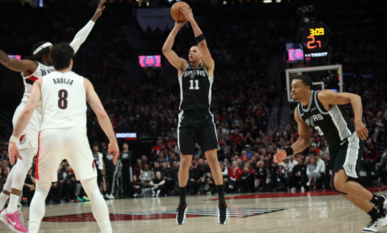 Spurs high-flyer on injury report ahead of Game 1 vs. Timberwolves