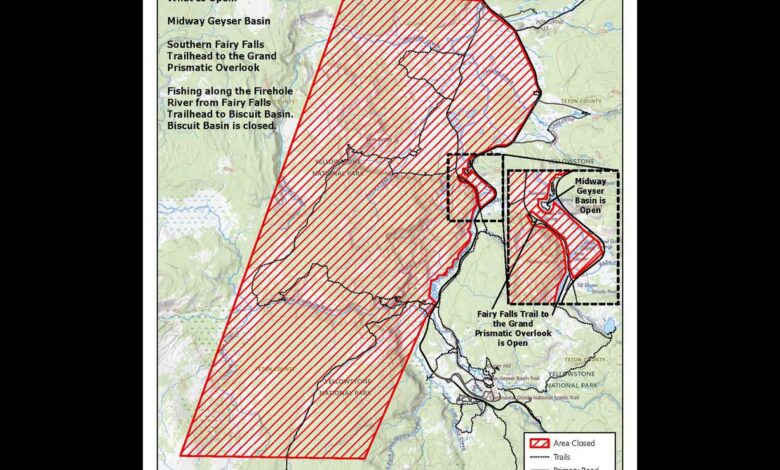 2 hikers injured in bear attack along popular Yellowstone attraction