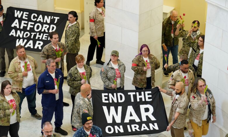 Veterans press pause on Iran war as dissent rises Veterans press pause on Iran war as dissent rises