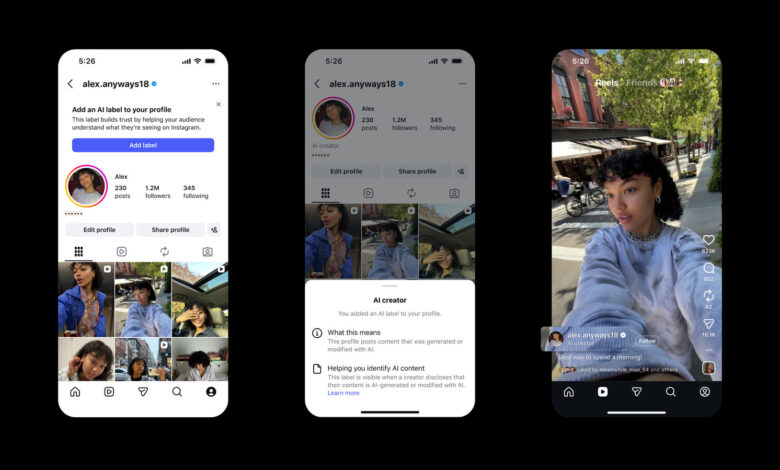Instagram is testing optional 'AI creator' labels - Engadget